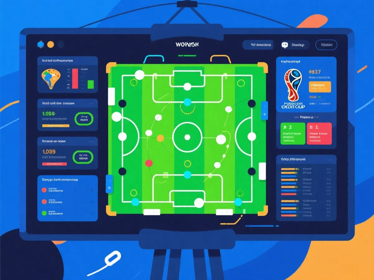 世界杯赛事预测与分析示意图